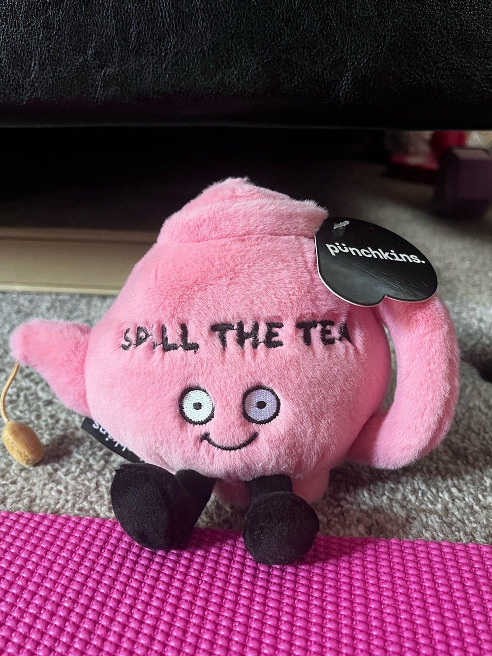 Pink 'Spill The Tea' Punchkin Teapot Toy